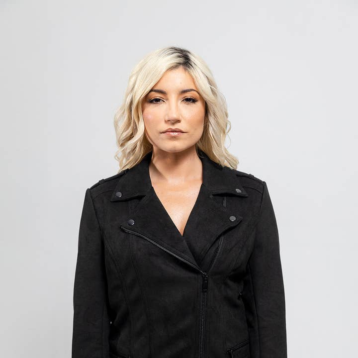 Veste en simili cuir vegan pour femme Molly pour la vente par USA Leather Shop