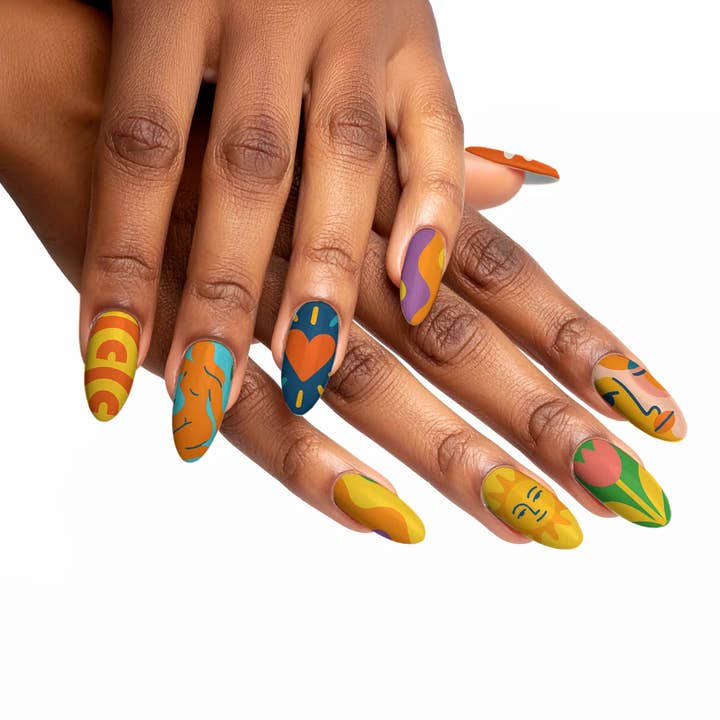 FYNE BODY – wholesale Lösnaglar – Splat-tastic Canvas Kreativitet Tryck-på Naglar18