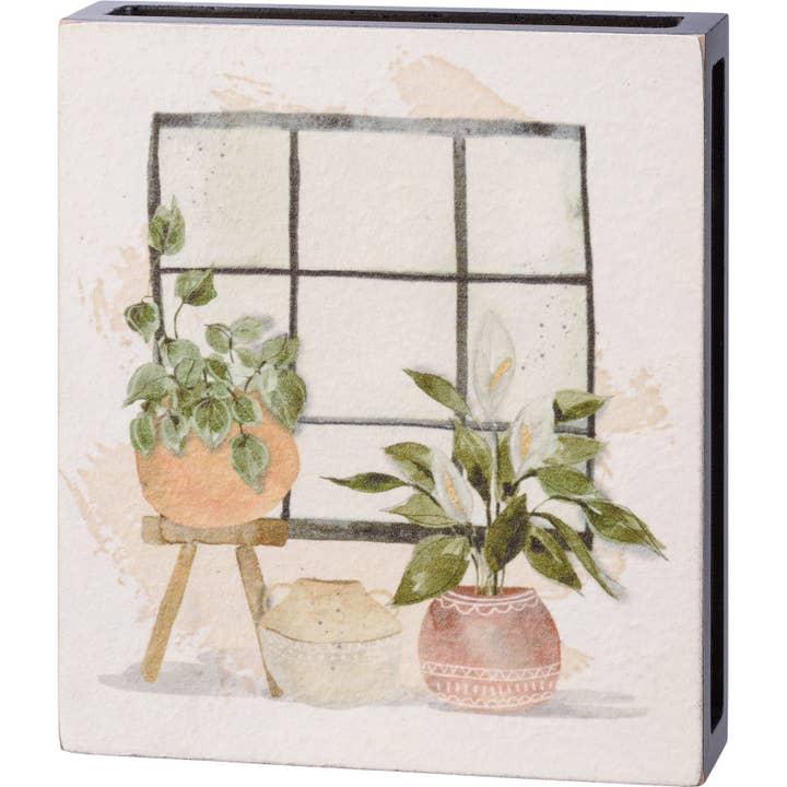 Window Plants Box Sign for wholesale by Primitives by Kathy
