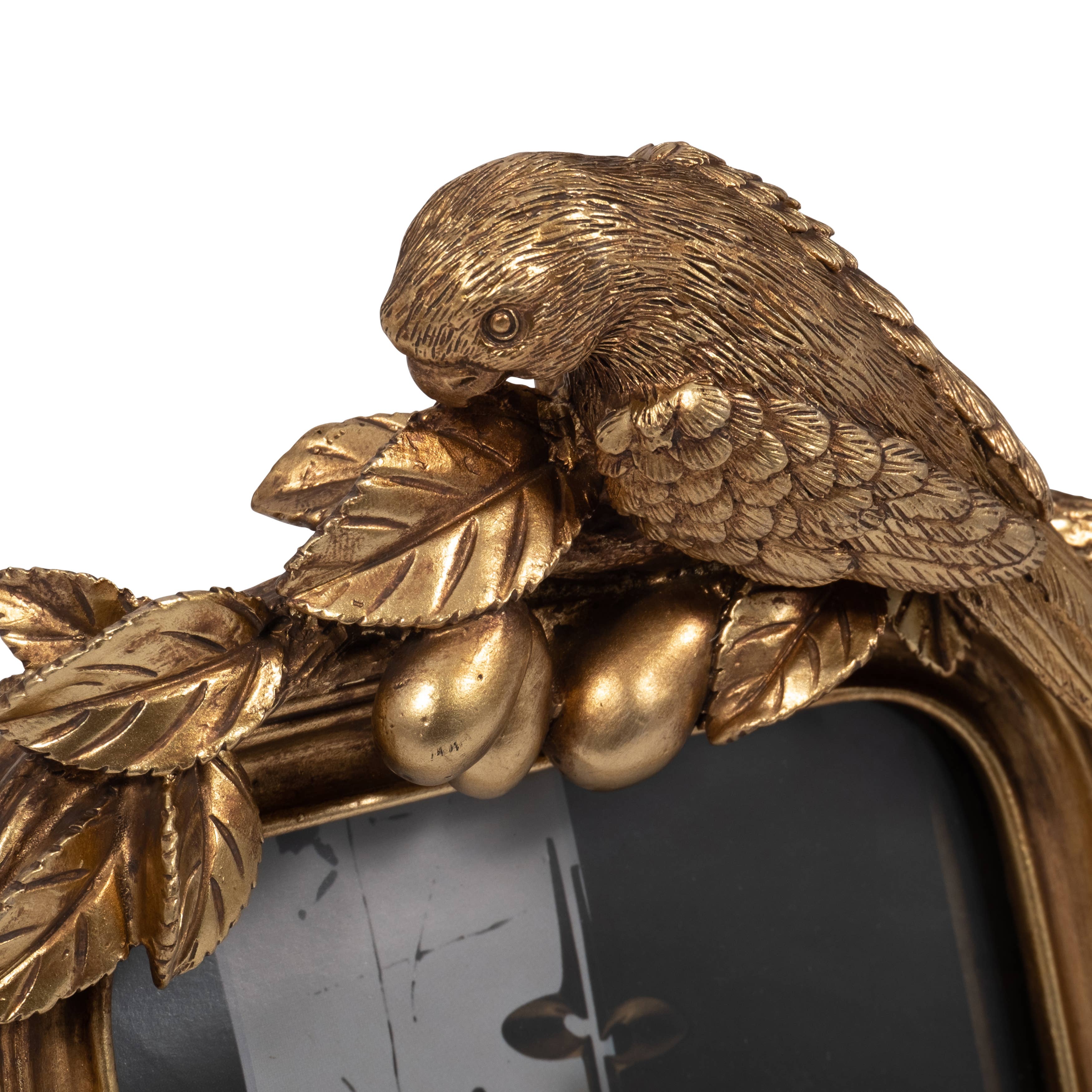 Sagebrook Home - Wholesale Picture Frame - Decorative Picture Frame - Gold Polyresin Bird, 4x6 in.8