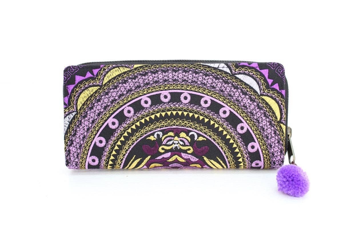 Lumily - Vente Portefeuille – femme - Portefeuille brodé en forme de papillon | Édition limitée - Thaïlande17