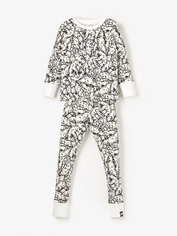 Organic LS Tee & Leggings Set - Dalmatians for wholesale by The QT (UK)
