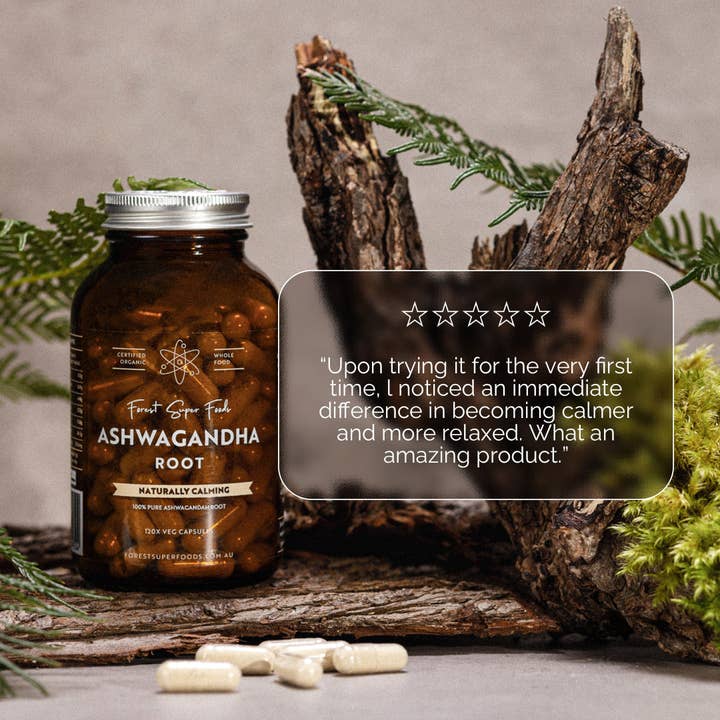 Forest Super Foods – wholesale Oral supplement/vitamin – Pure Organic Ashwagandha Capsules