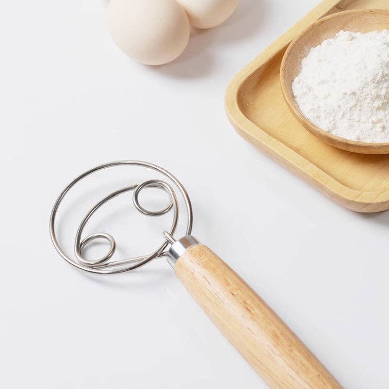 Fodory - Wholesale Whisk - Dough Whisk Wooden Handle3