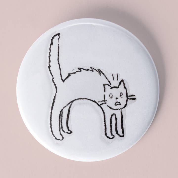 Skrämd Glas Magnet för wholesale av Ashley Frye Studio