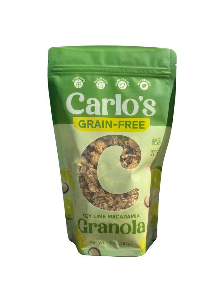 Carlo's Grain-Free Key Lime Macadamia Granola for wholesale by Good Life Naturals