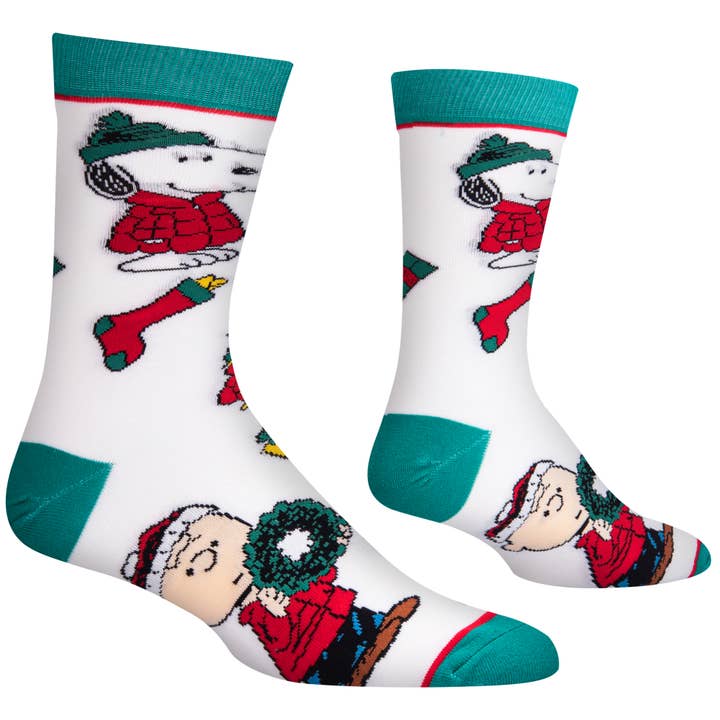 Cool Socks - Wholesale Socks - Men's - A Charlie Brown Christmas - Mens Crew Folded3