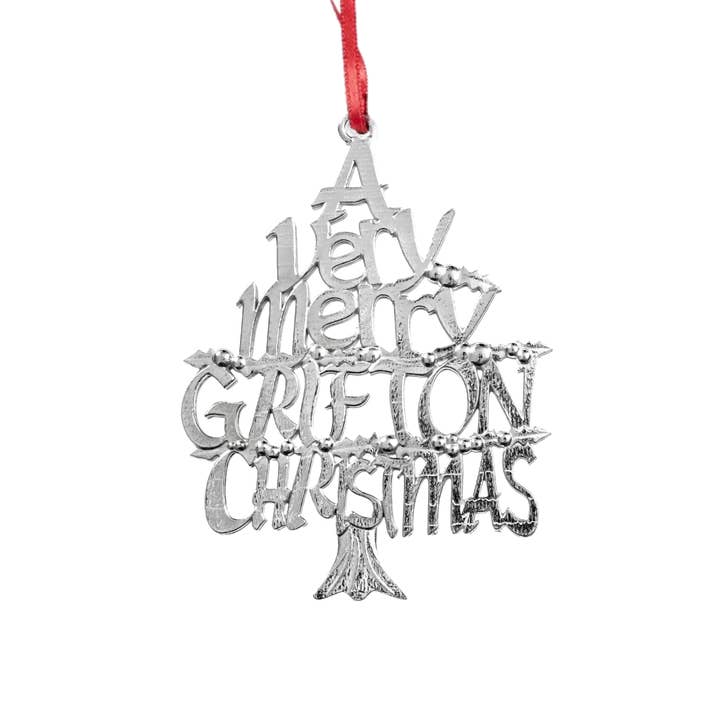 House of Morgan Pewter - Vendita all'ingrosso Decorazione - Un Ornamento di Natale Molto Allegro - Stati e Città17