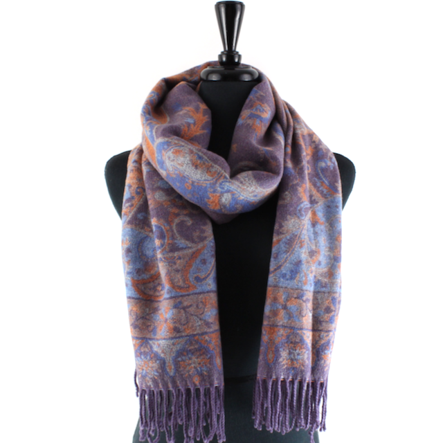 Pretty Persuasions - Wholesale Scarf - Women's - S23283 Paisley Sprigs Scarf7