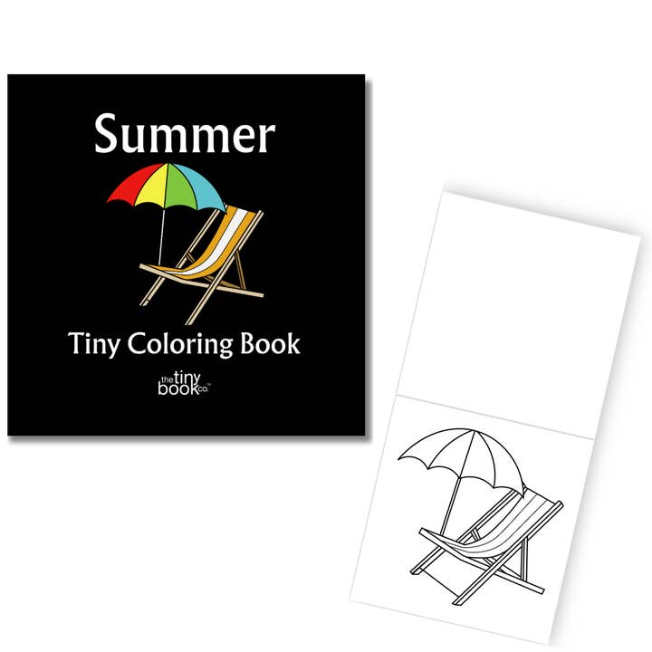 Petit Livre de Coloriage d'Été pour la vente par The Tiny Book Co. ™