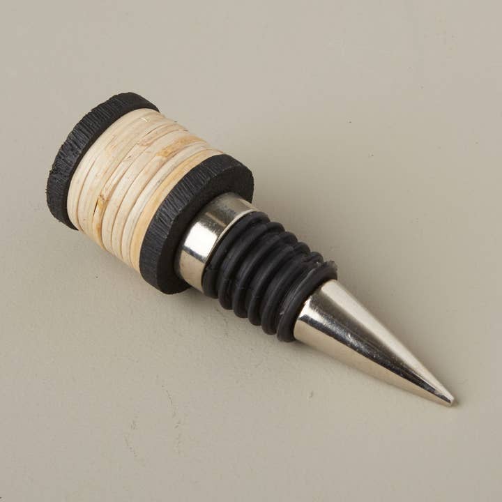 Arendal Rattan Bottle Stopper for wholesale by Be Home US