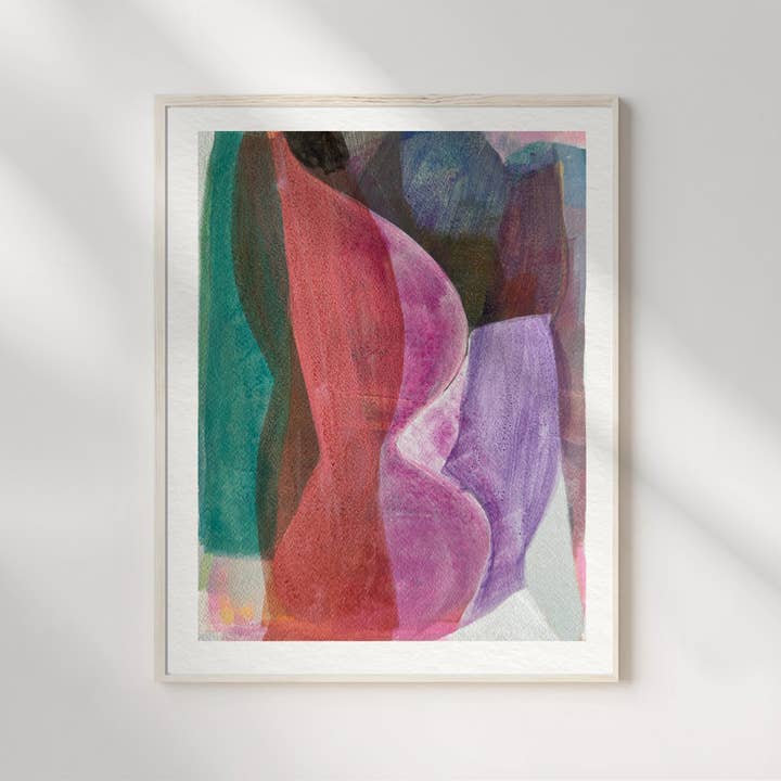 Michele Renee Atelier - Wholesale Art Print - Soft Layered Abstract Print – "Happenstance"5