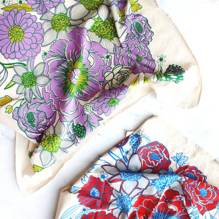 Calhoun & Co. - Wholesale Tea Towel - Dream Garden Tea Towel