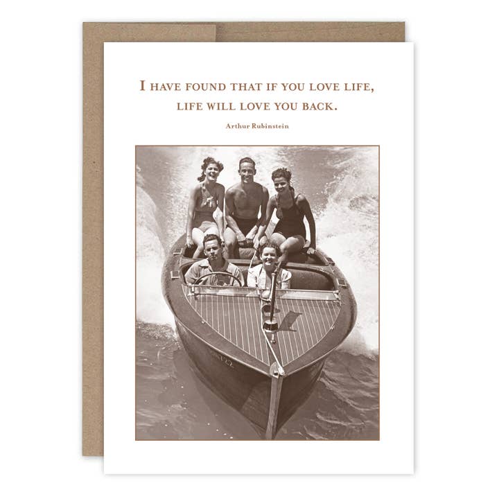 If You Love Life Birthday Card for wholesale by Shannon Martin Design
