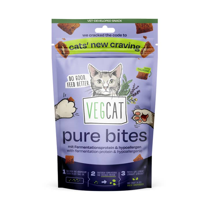 VEGCAT PURE BITES 60 g for wholesale by VEGDOG