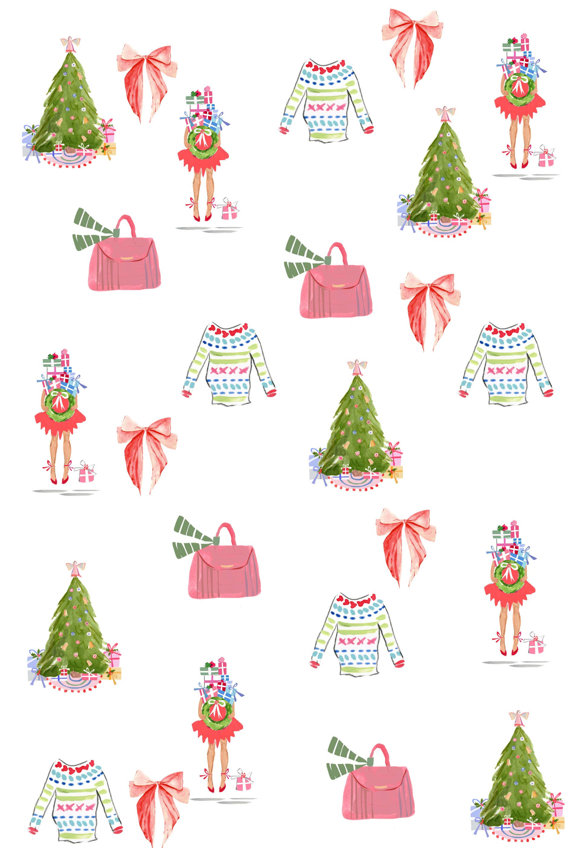 JOSIL Paperie & Gift - Wholesale Wrapping Paper Roll - Christmas Girl Gift Wrap | Luxury Wrapping Paper by JOSIL Paperie1