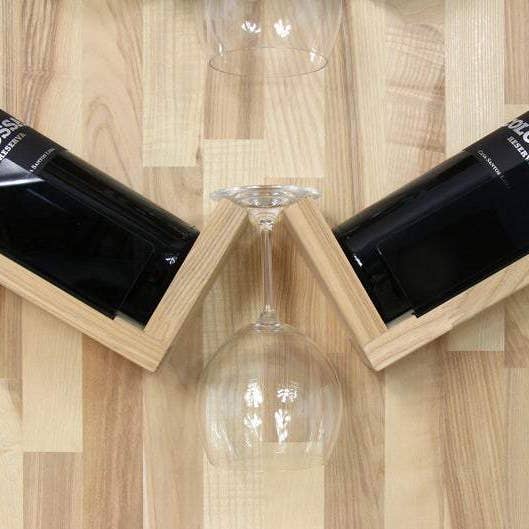 PromiDesign - Wholesale Bottle Rack/Holder - Wooden Wine Bottle Holder - Wall Mounted