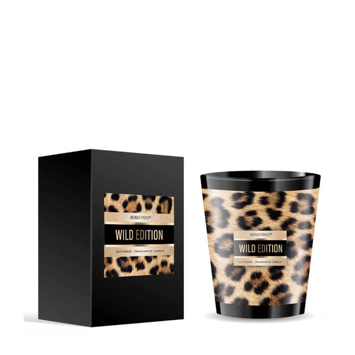 Vela Perfumada Edición Salvaje En Vidrio Votivo De Leopardo para venta al por mayor de IngrossoBeauty by INCI Srl