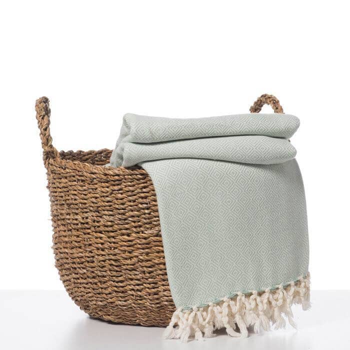 ELMAS Throw / Blanket Mint for wholesale by Buldano