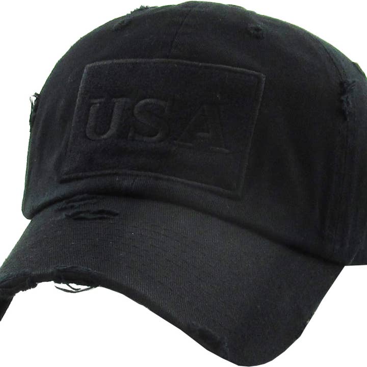 KBETHOS - Wholesale Baseball Cap - Unisex - USA; Tactical Vintage Ballcap