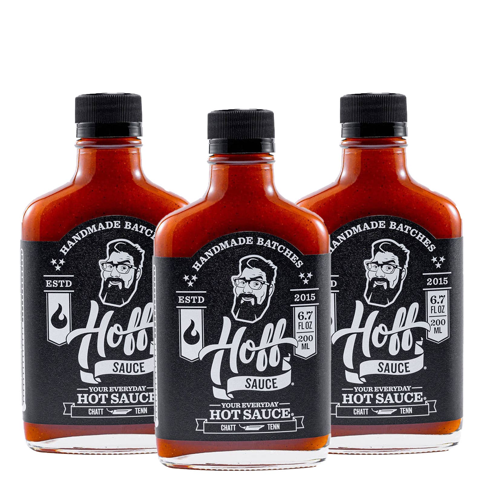 Hoff & Pepper - Wholesale Hot Sauce - Hoff Sauce - Hoff's Louisiana Style Hot Sauce  - 6.7oz3
