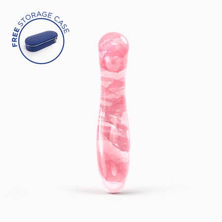 Biird - Wholesale Sex Toy - Pixii | Crystal Quartz Petite Curved Dildo | Biird