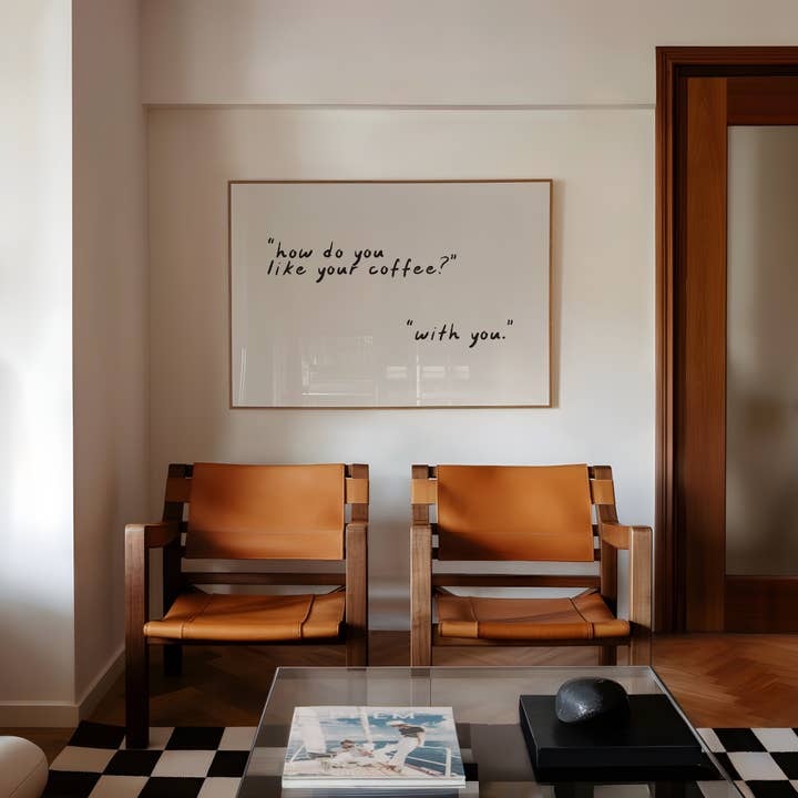 KIKIANDNIM - Wholesale Art Print - How Do You Like Your Coffee Typography | Coffee Shop Decor2