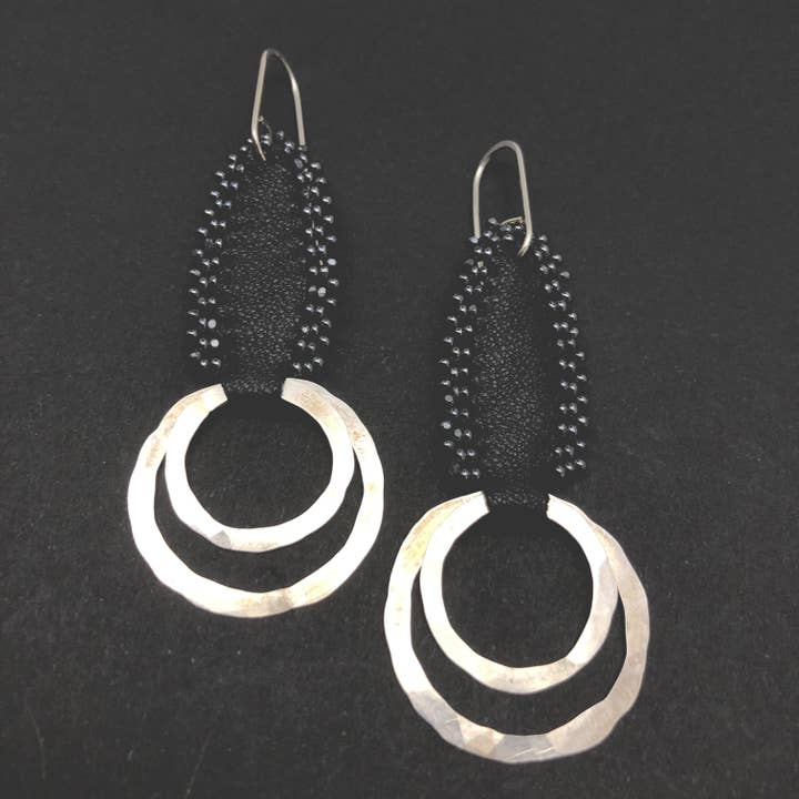 Boucles d'oreilles Rei Rei pour la vente par Leah Sturgis Jewelry Art