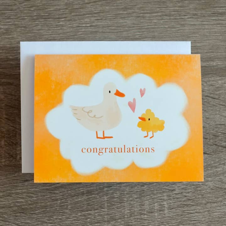 Fun Gal Studio - Wholesale Baby Card - Congratulations - New baby card / Birth celebration card
