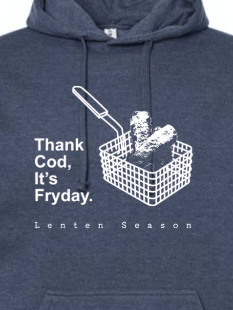Sock Religious - Wholesale Hoodie – Unisex - TCIF - Thank Cod, Its Fryday Fish Fry Hoodie Sweatshirt4