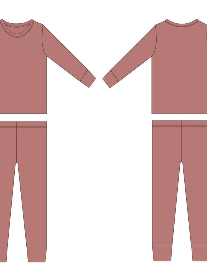 Pijama de dos piezas - Canyon Clay para venta al por mayor de Jettson Cole LLC