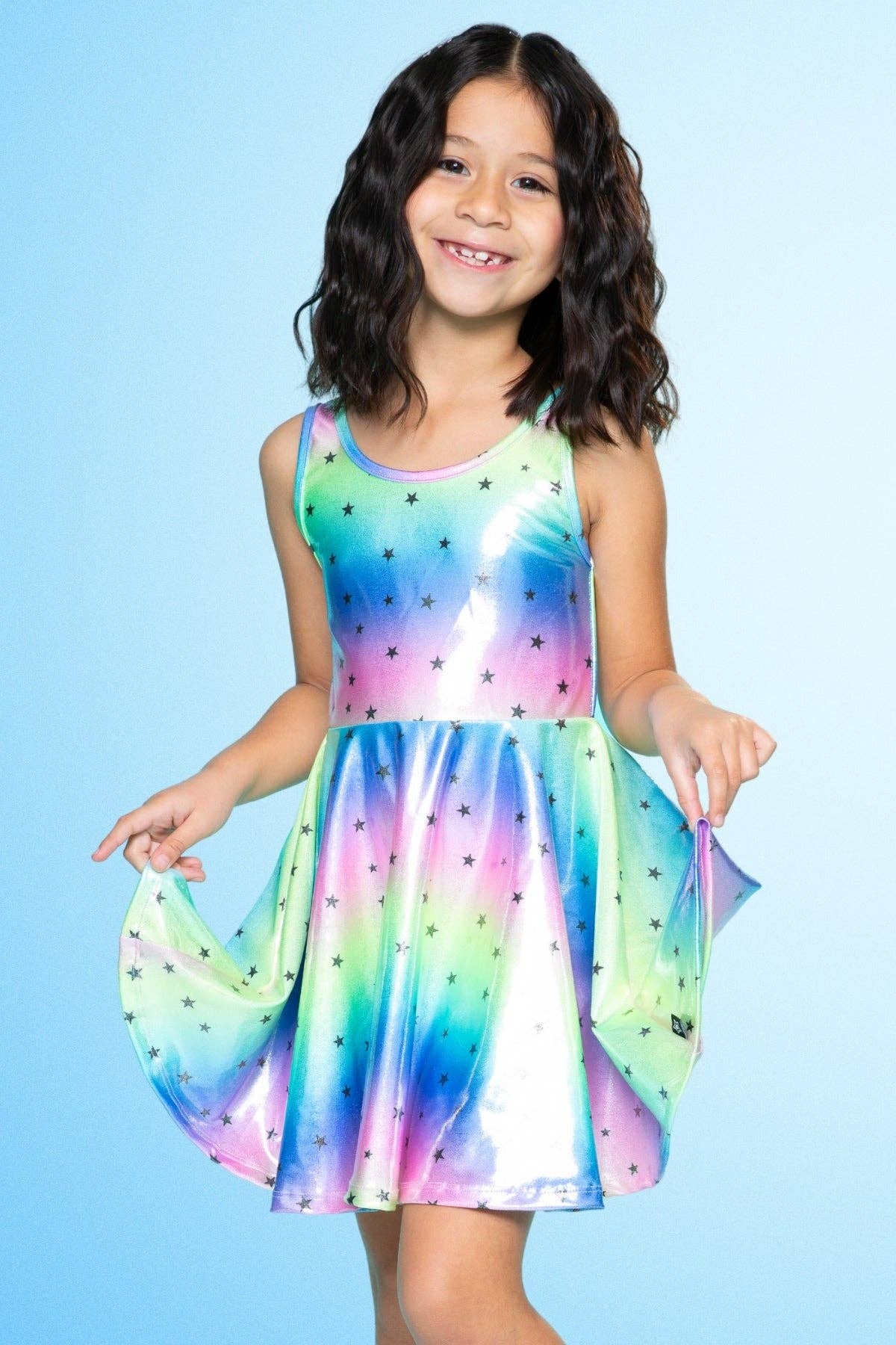 PixieLane - Wholesale Dress - Kids - Glitter Tank Super Twirl Dress47