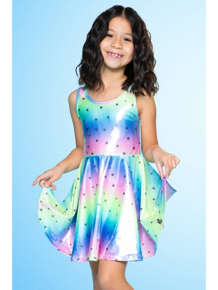 PixieLane - Wholesale Dress - Kids - Glitter Tank Super Twirl Dress47