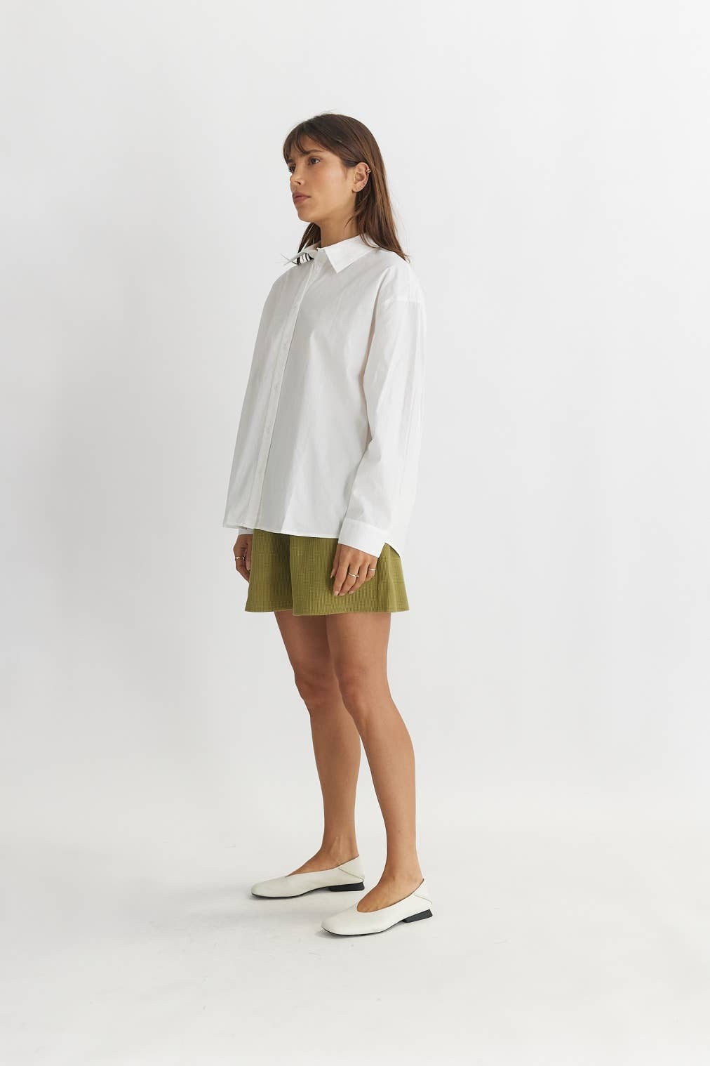 MOD REF - Wholesale Button Down Shirt - Women's - The Ema Top | Collared Button-Down Top33
