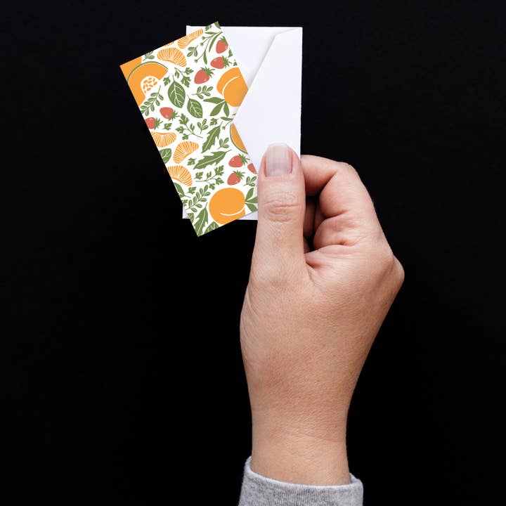 HAZELMADE® Tea Towels + Gifts - Wholesale Stationery/Notecard Set - Fruit Market Mini Note Set | Cards3