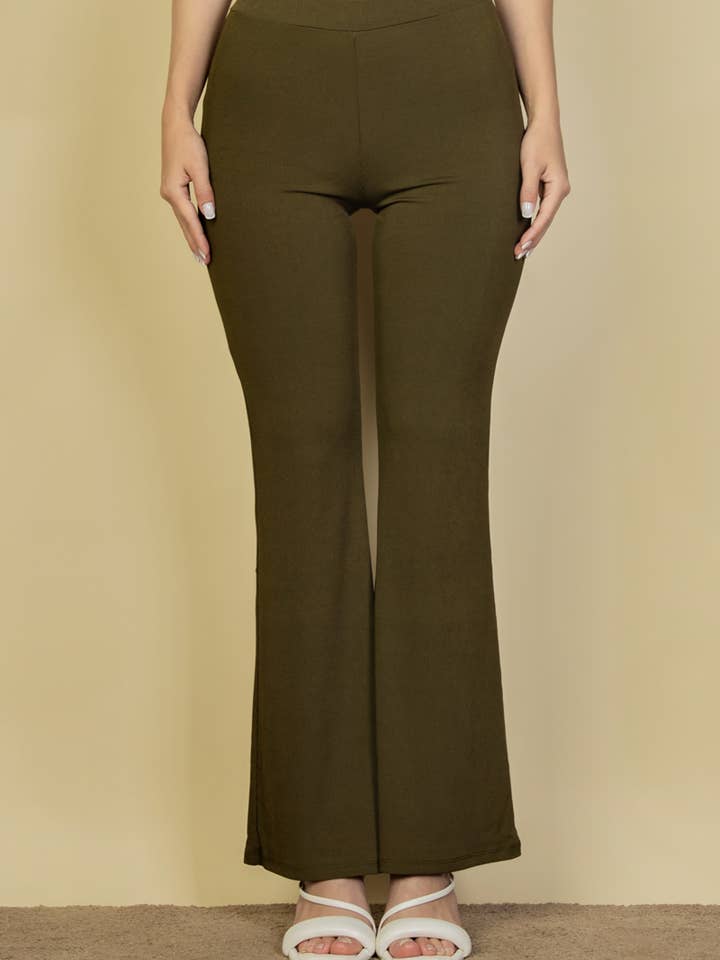 CAPELLA APPAREL - Wholesale Pants - Women's - High Waisted Flare Pants19