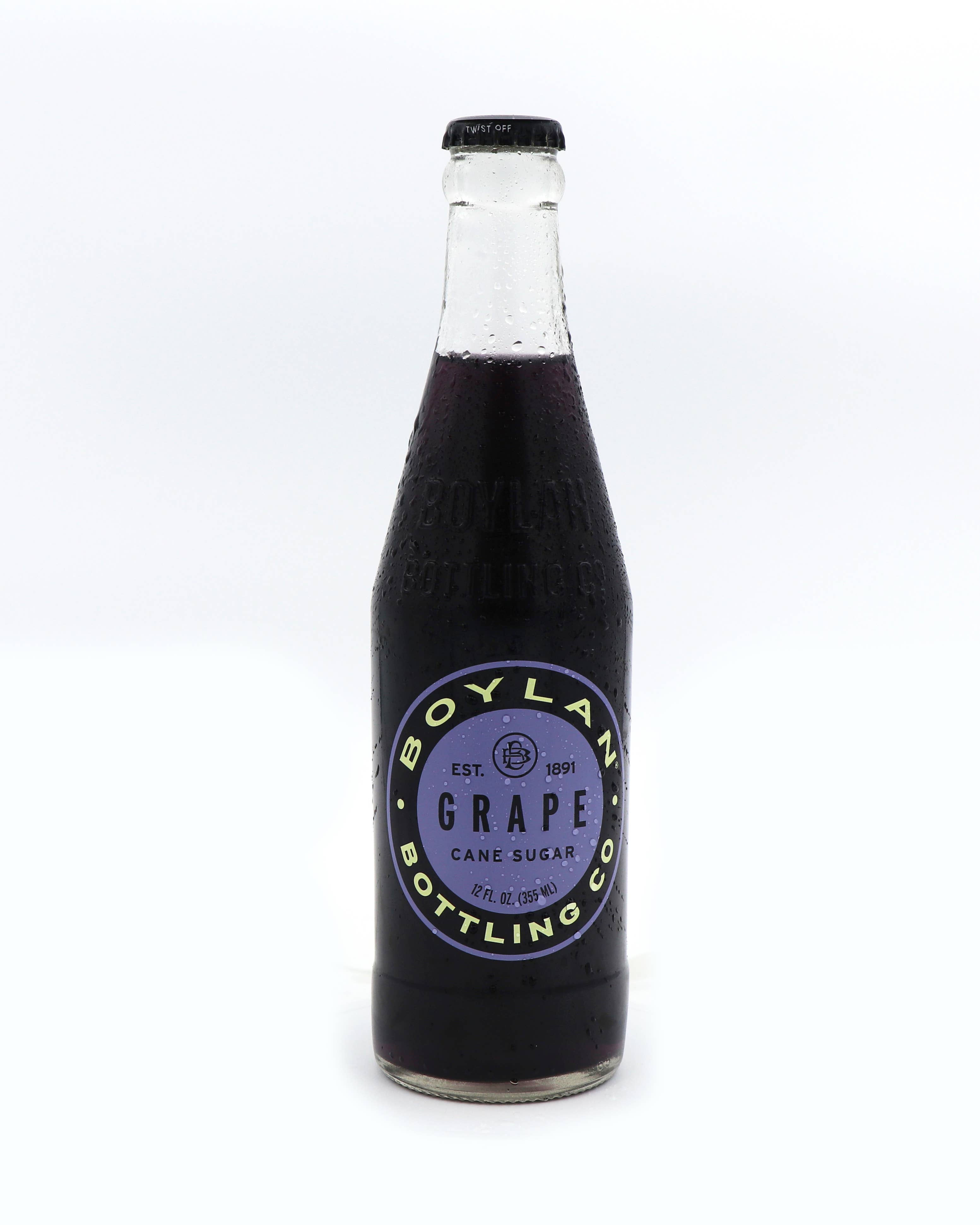Grandpa Joe's Candy Shop - Wholesale Soda/Carbonated Drink - Boylan Grape Soda, 12 Fl oz, 12ct Bottles1