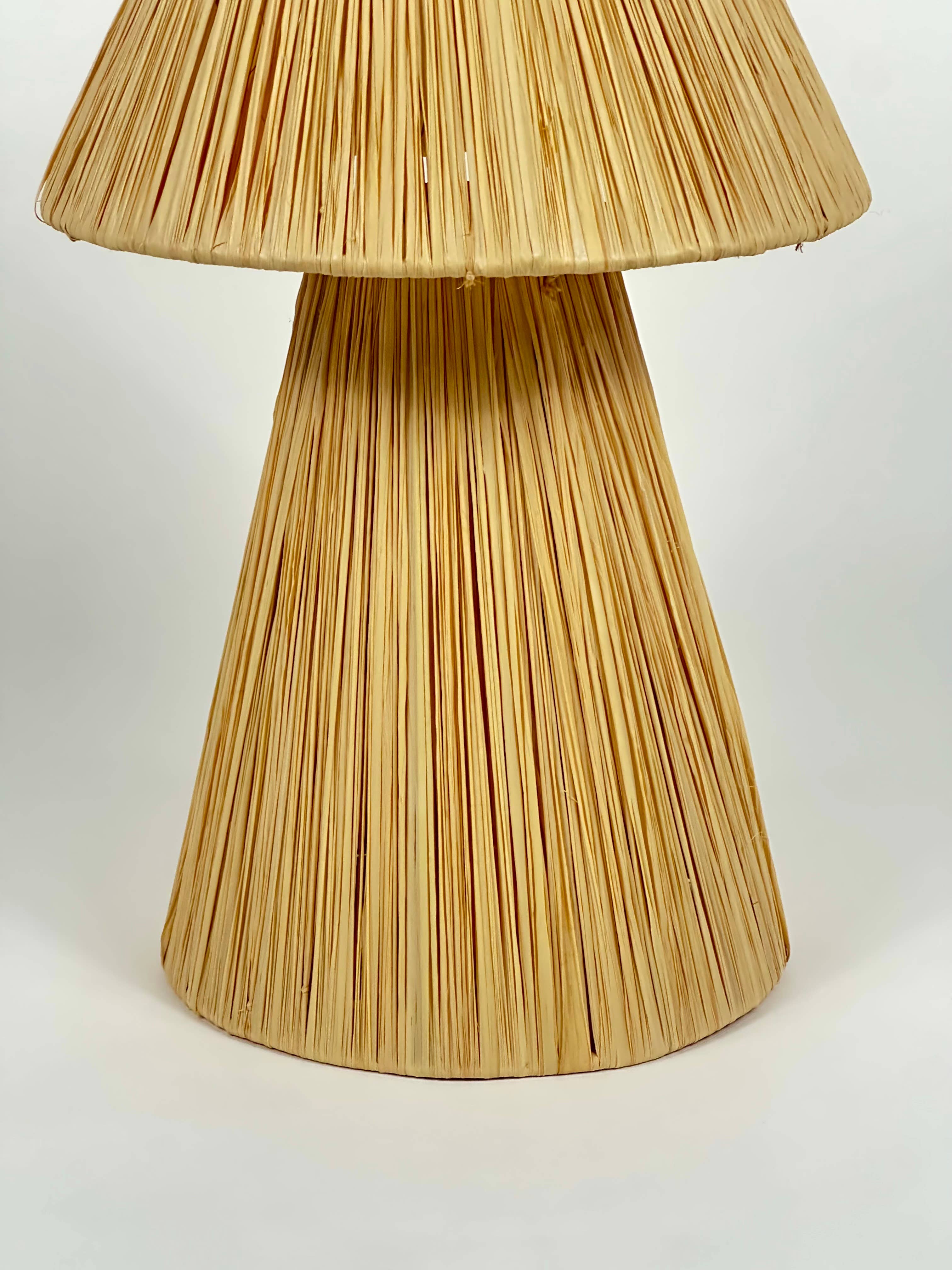 Mikwi – wholesale Lampshade – Natural raffia lamp, raffia lampshade, TABLE LAMPSHADES   6