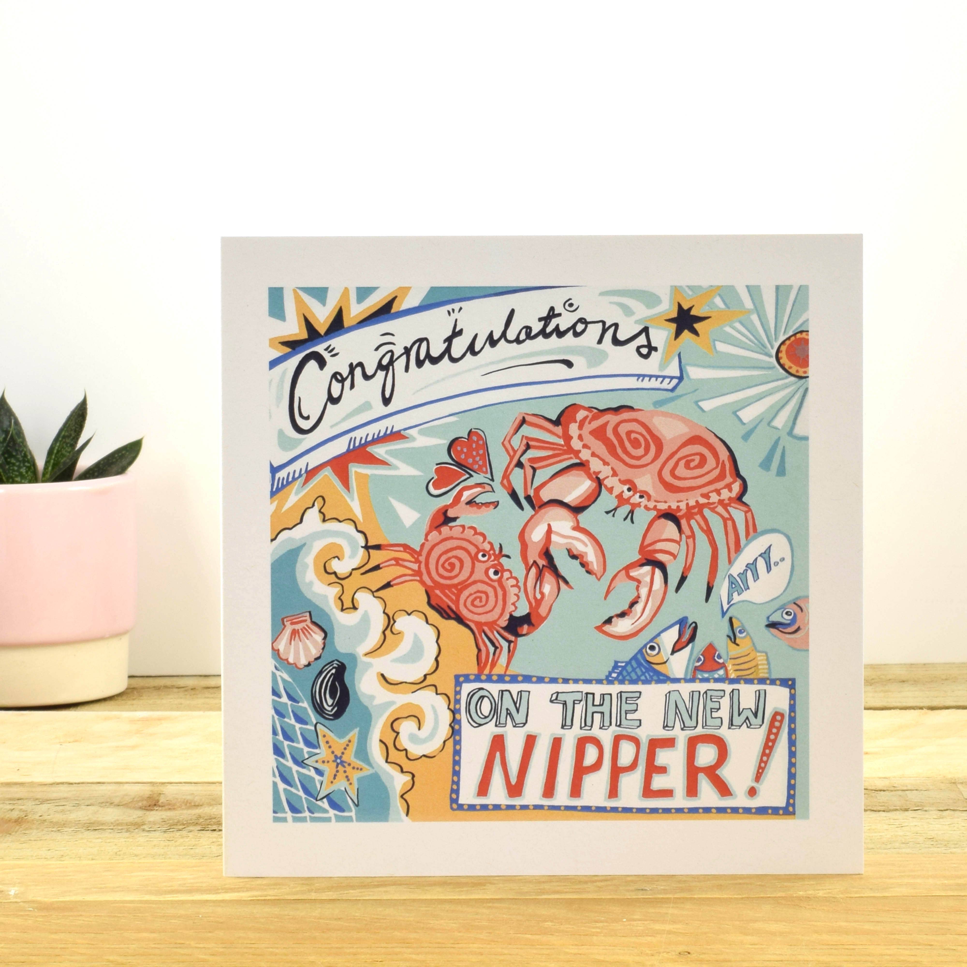 Port and Lemon - Wholesale Baby Card - New Nipper Greetings Card1