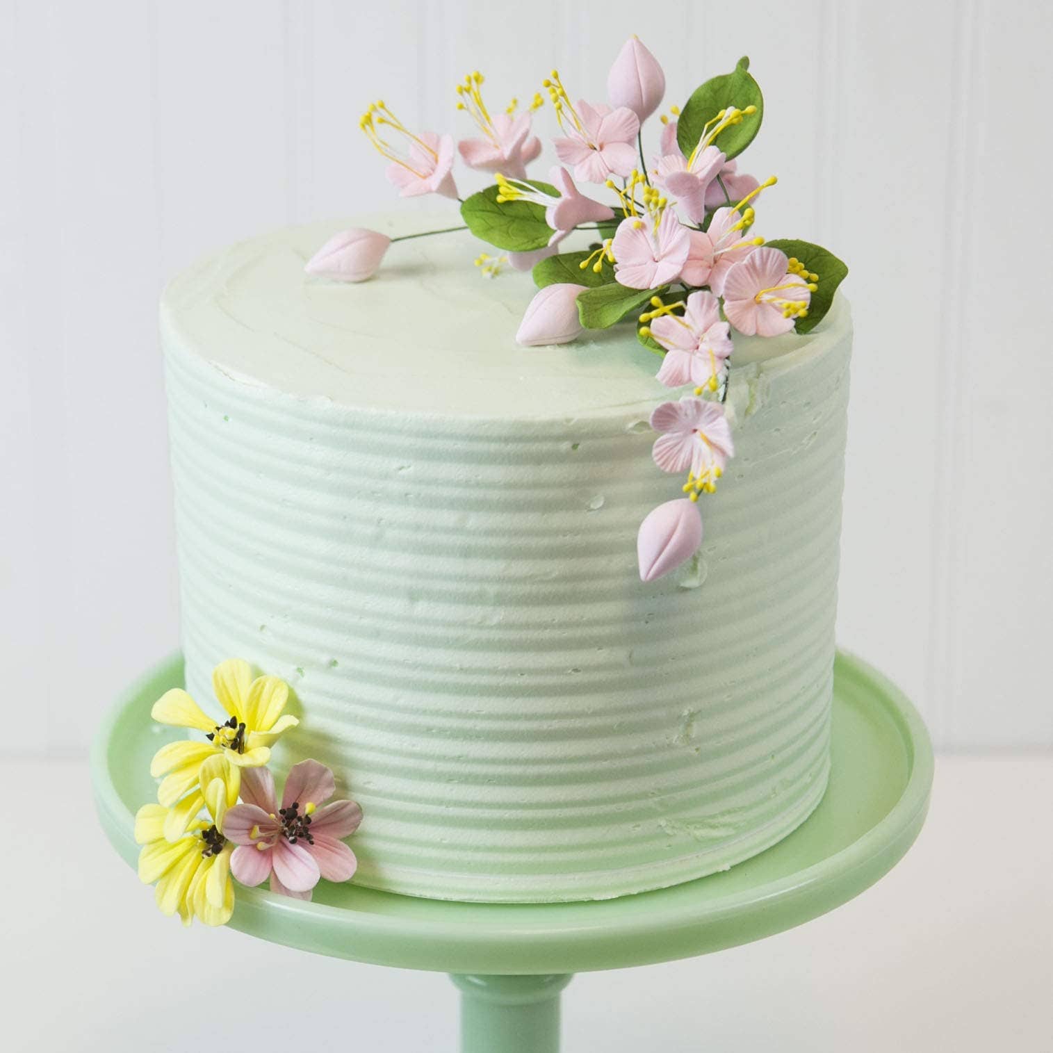 Global Sugar Art - Wholesale Cake/Cupcake Topper - Cherry Blossom Sugar Cake Flower Spray, by Global Sugar Art, Pink, 1 Count3