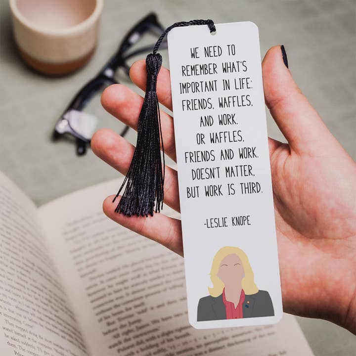 Leslie Knope "Waffeln" Lesezeichen | Parks and Rec TV-Show für den Großhandel von Callisto Design House