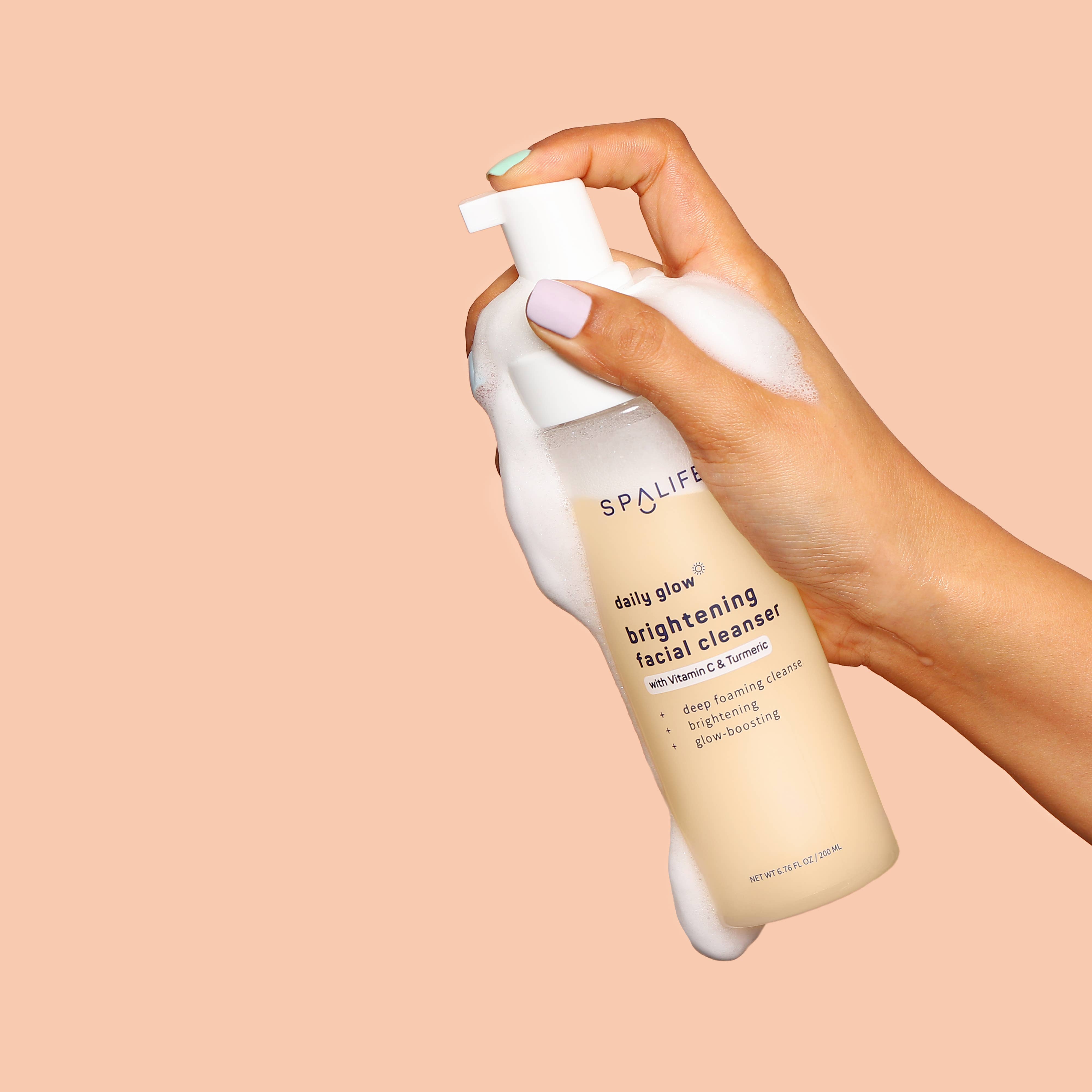 My Spa Life - Wholesale Facial Cleanser - Daily Glow Brightening Foaming Facial Cleanser 6.76 fl oz2