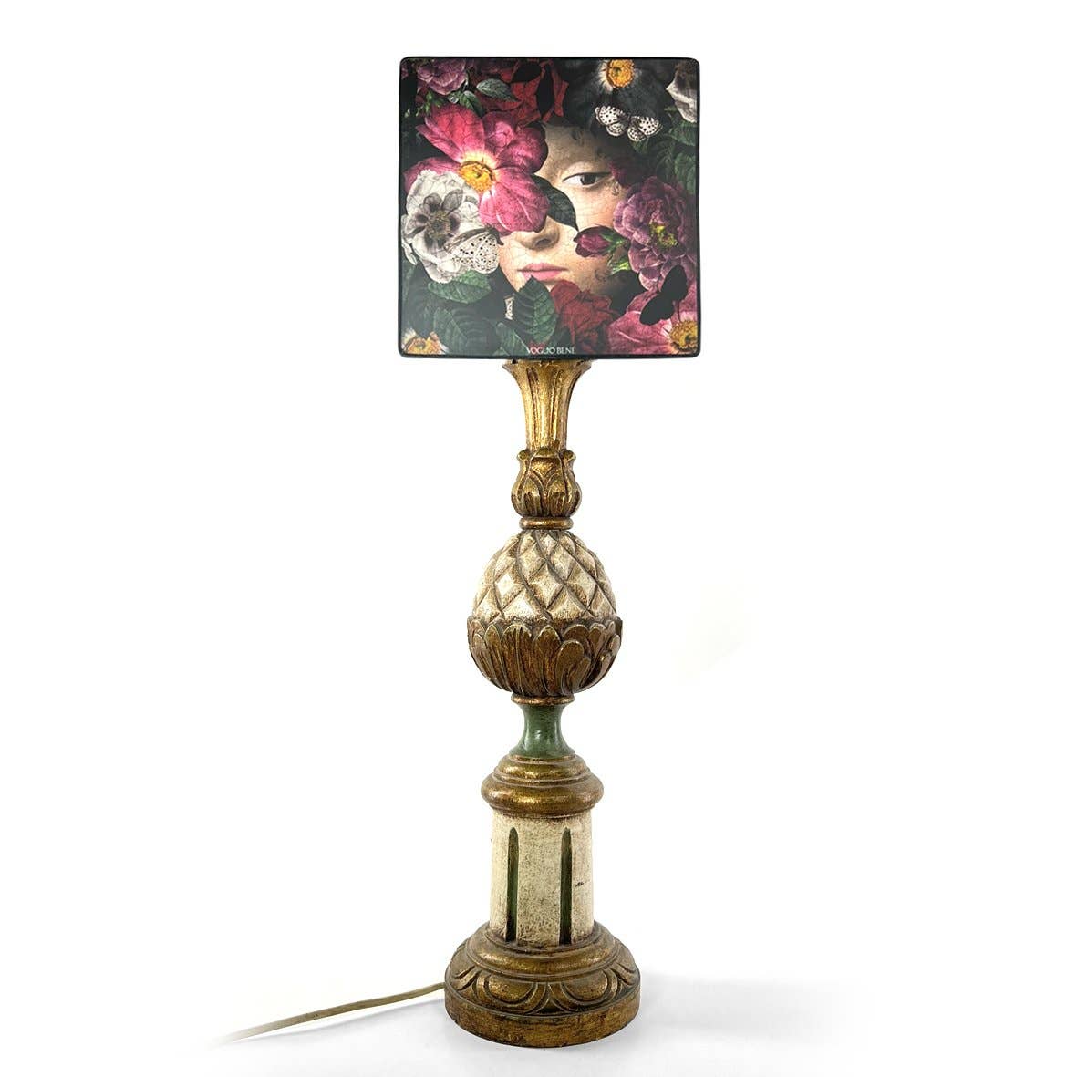 Voglio Bene – Abajur por atacado – Abajur quadrado Starfire com tela de papel3