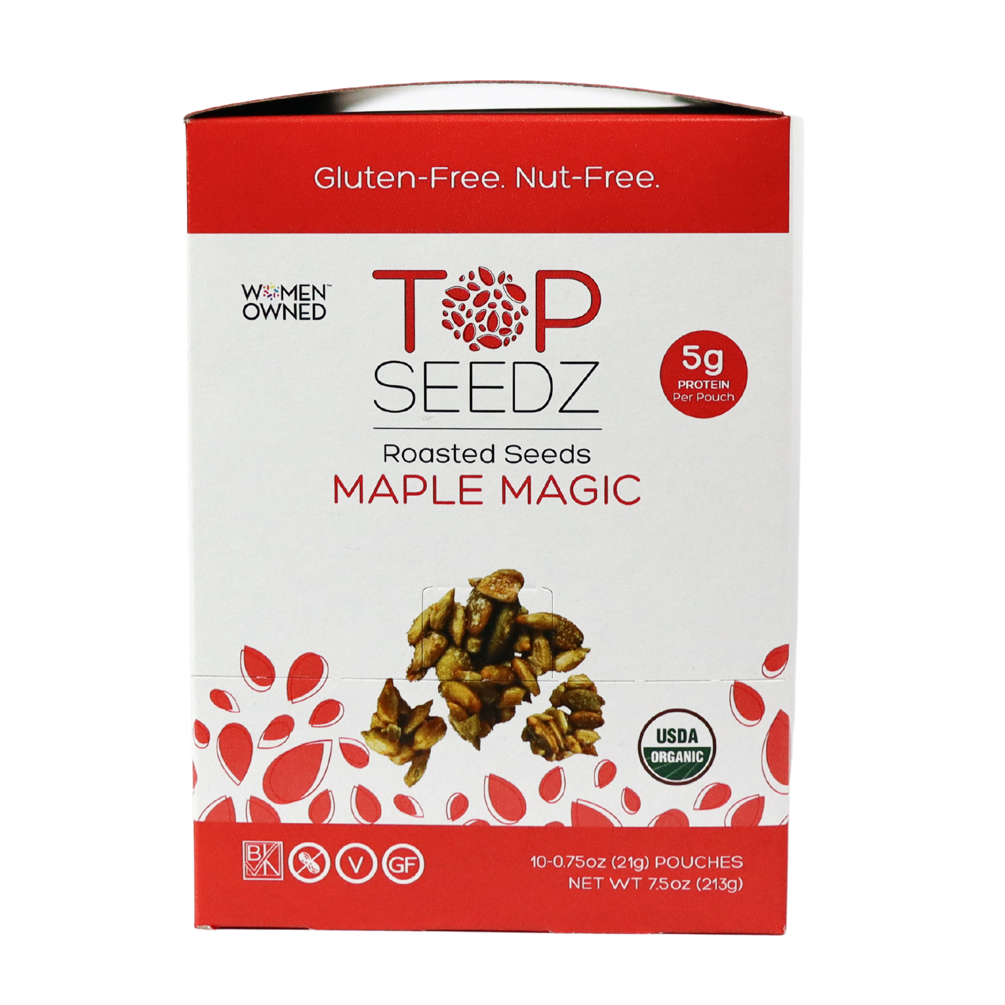 Top Seedz - Wholesale Granola - Maple Magic Roasted Seeds Counter Display  - 7.5oz - 4 Pack2