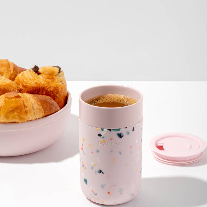 W&P - Wholesale Coffee Mug - Ceramic Reusable Coffee Mug 16oz - Terrazzo6