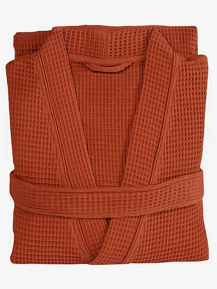 Pamuk Waffle Bathrobe – Terra 100% cotton for wholesale by Neunest