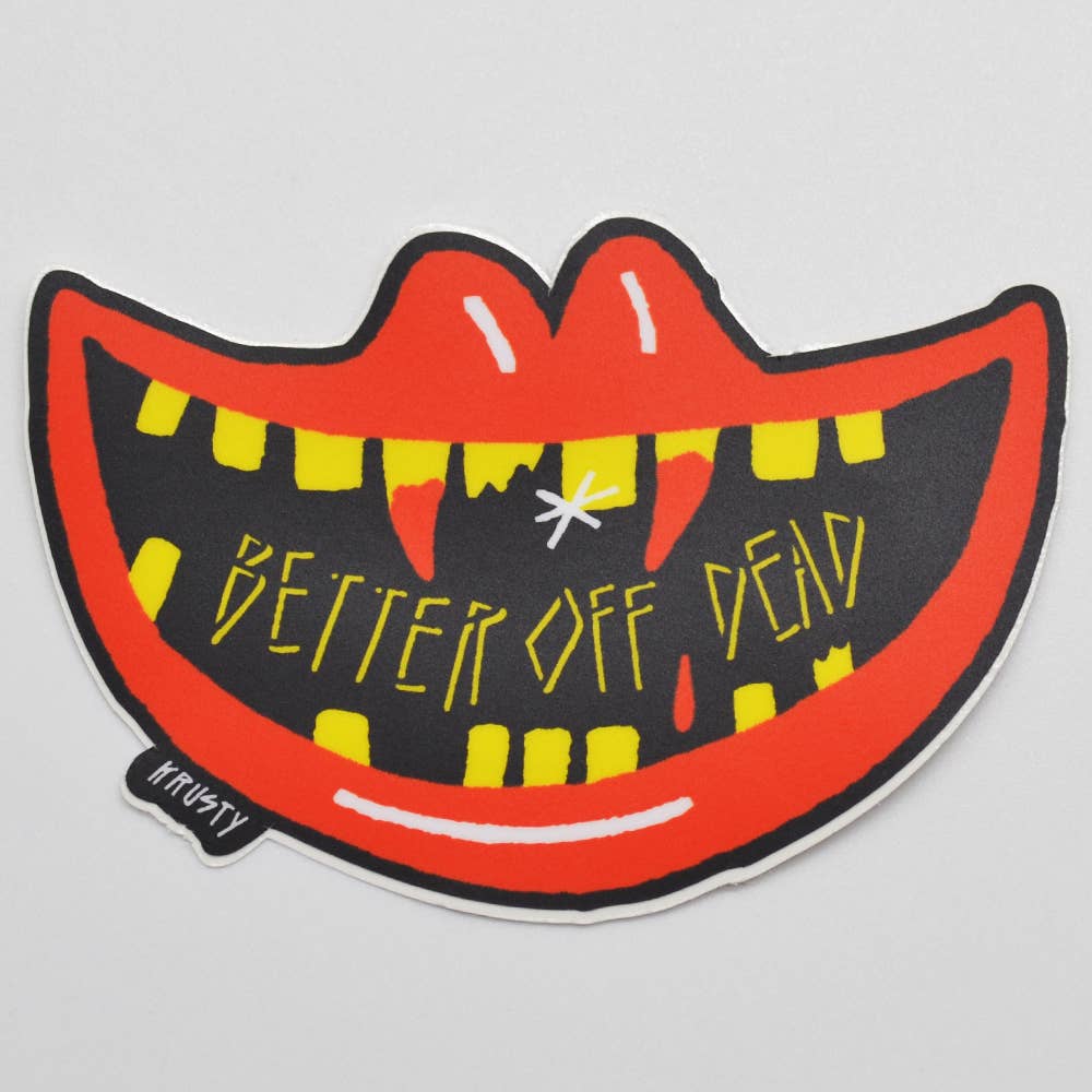 Metal the Brand - Wholesale Sticker - Vampire Fangs - Sticker1