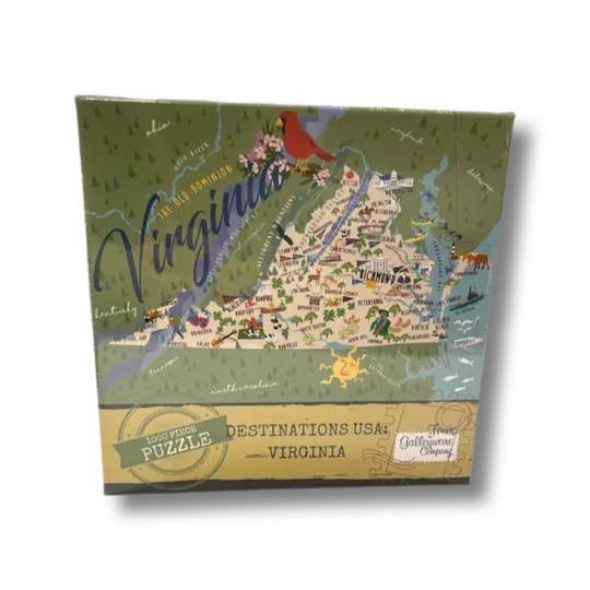 Galleyware - Wholesale Puzzle - Adult - Virginia 1000 Piece Jigsaw Puzzle0