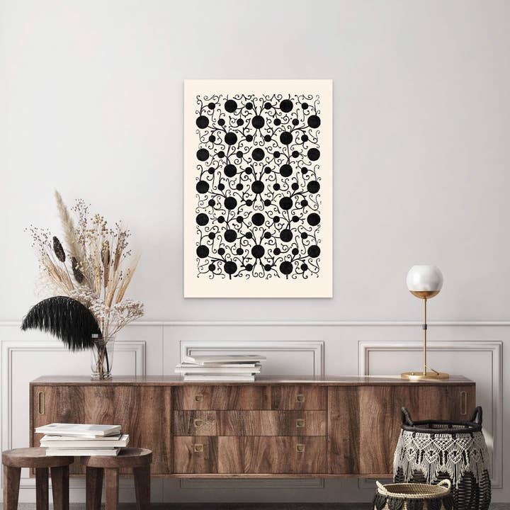 Antieke Chinese botanische vintage bloemenkunst voor aan de muur voor wholesale door Vintage Wall Graphics