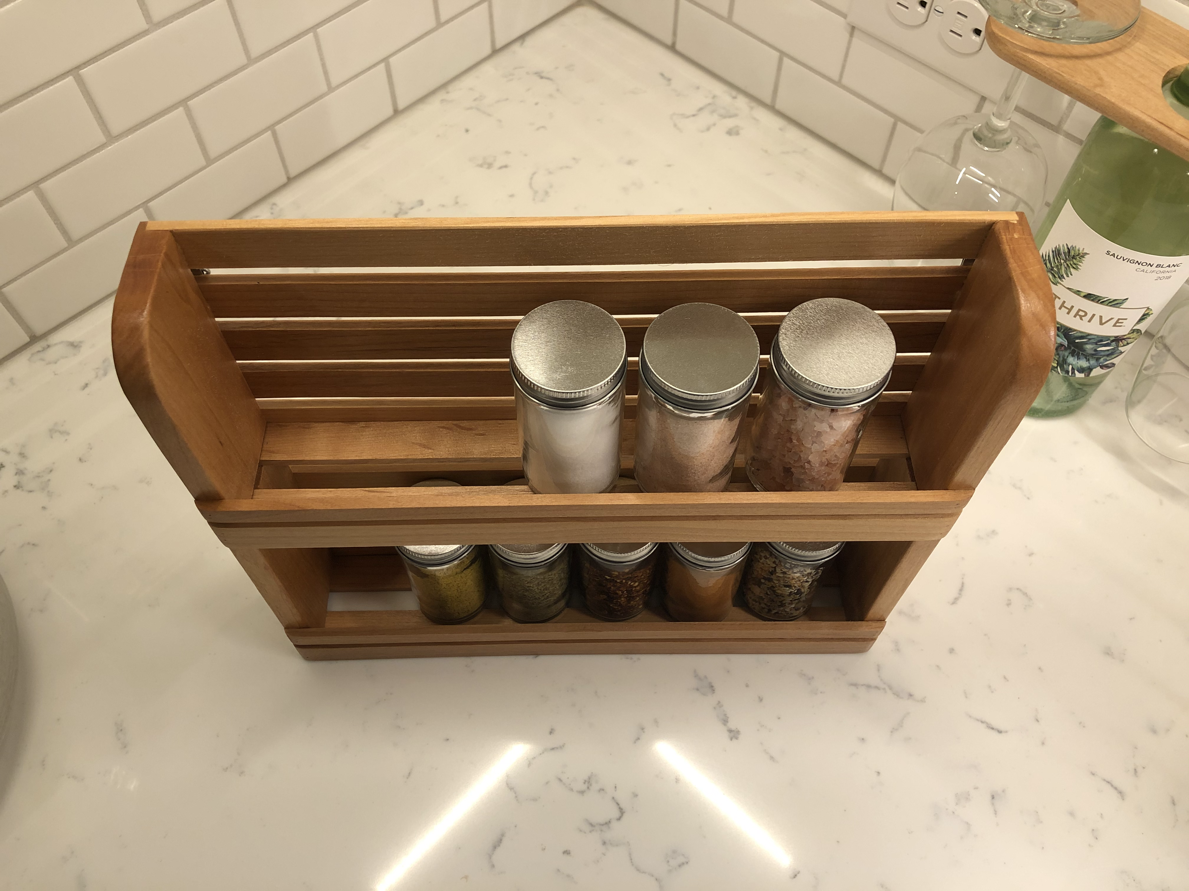 Out of the Woods of Oregon - Wholesale Spice Rack - 2 Tier Spice Rack2